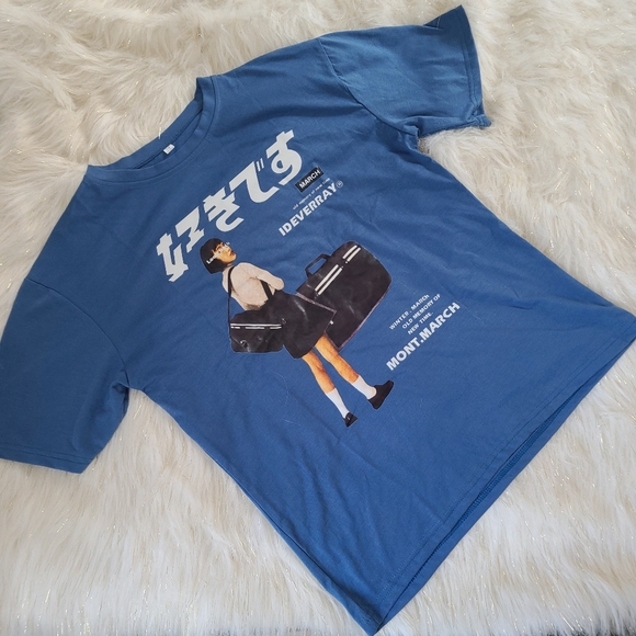 👕Oversized Japanese Tee!👕  NWOT! - Picture 1 of 6